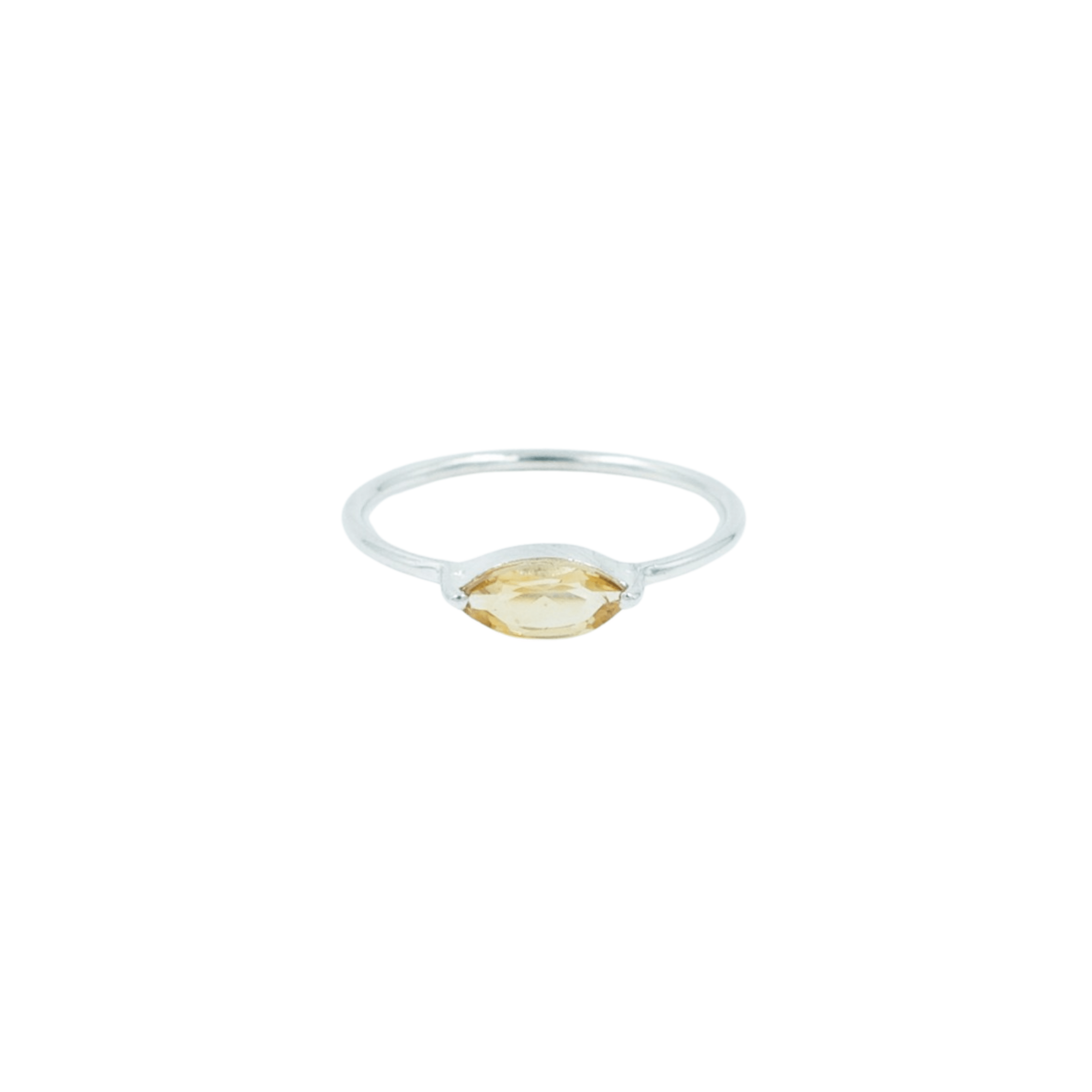 Citrine Marquis Ring