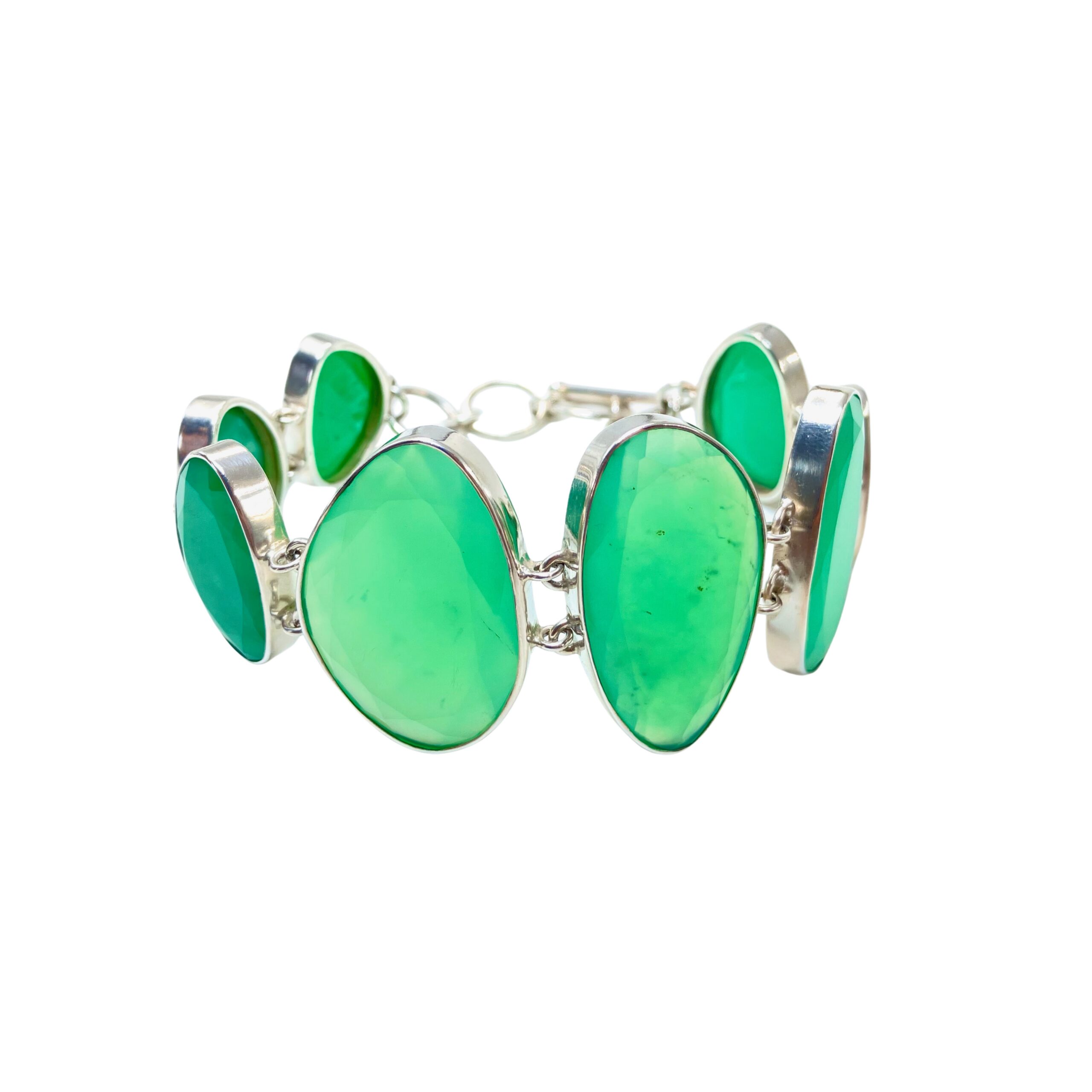 Chrysoprase Statement Bracelet - Image 2