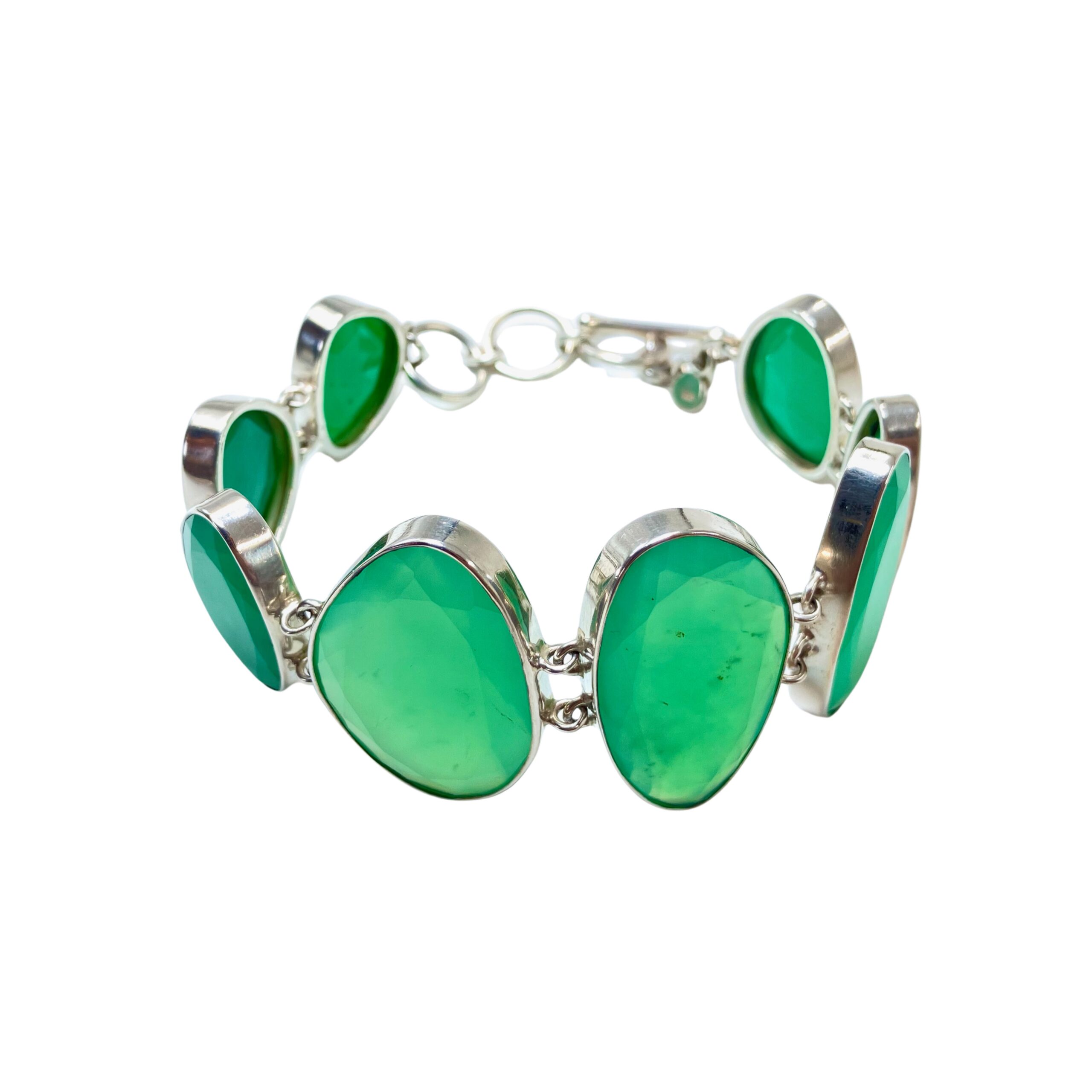 Chrysoprase Statement Bracelet - Image 3