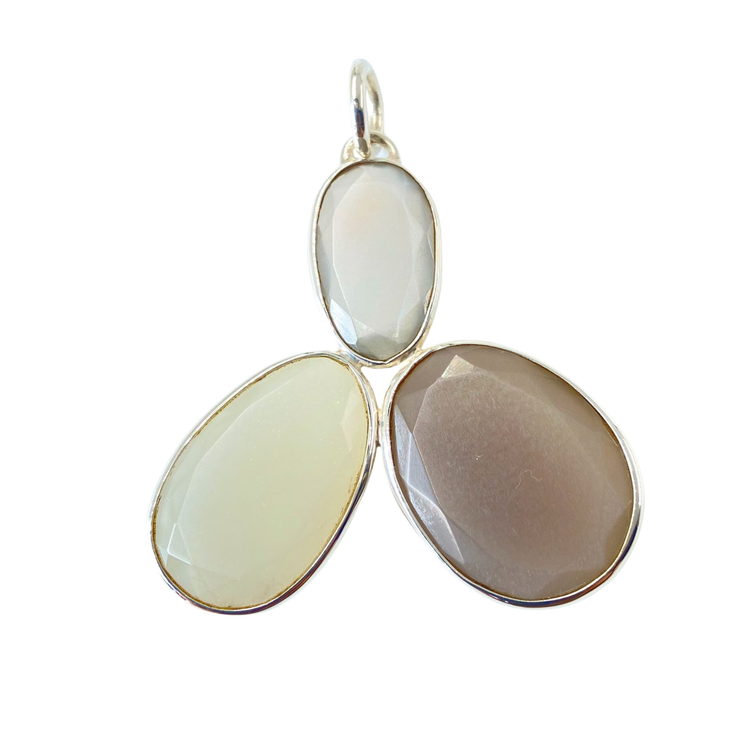Triple Moonstone Pendant - Image 2
