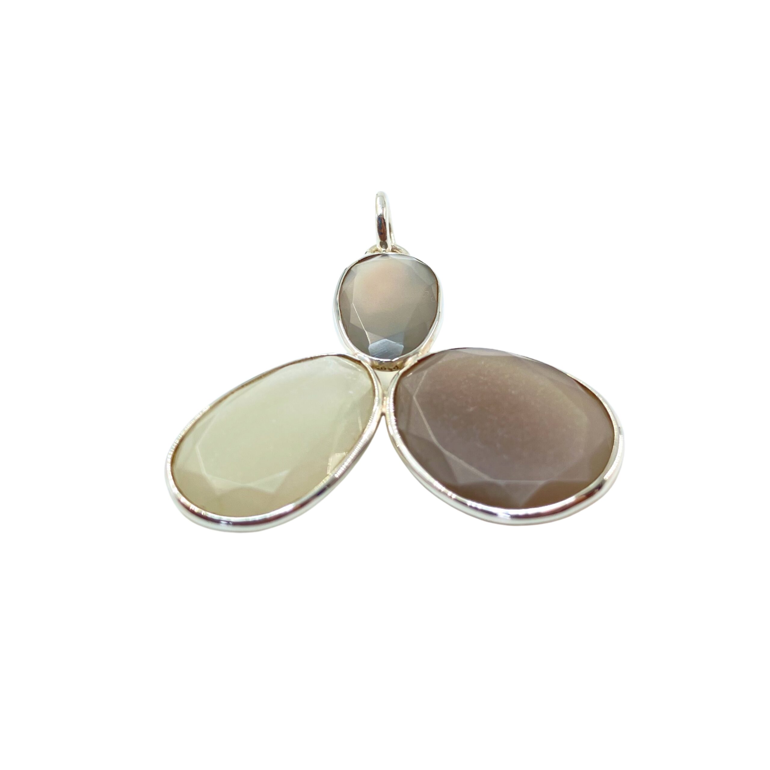 Triple Moonstone Pendant - Image 4